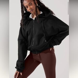 POPFLEX cloud hoodie black size M/L nwt